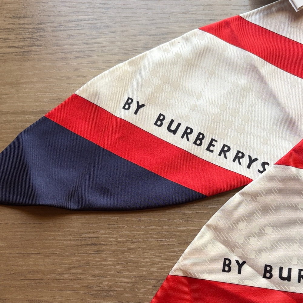 NWT Burberry Society Silk Foulard Chignon - Picture 3 of 13